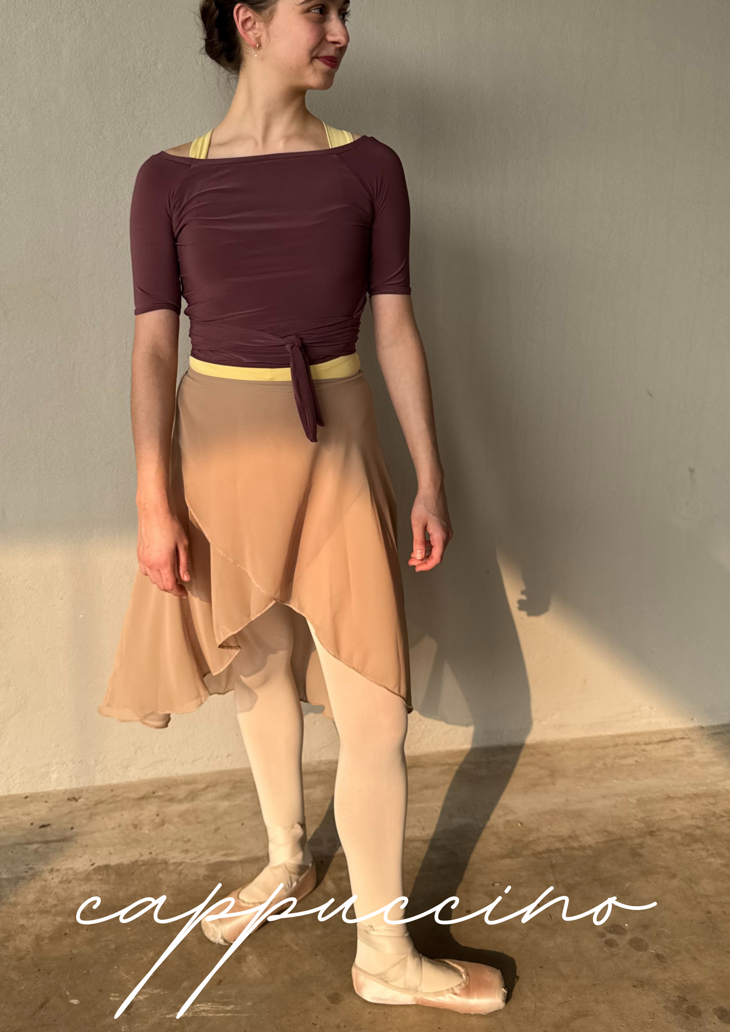 Cappuccino Chiffon Skirt | THE HERITAGE COLLECTION