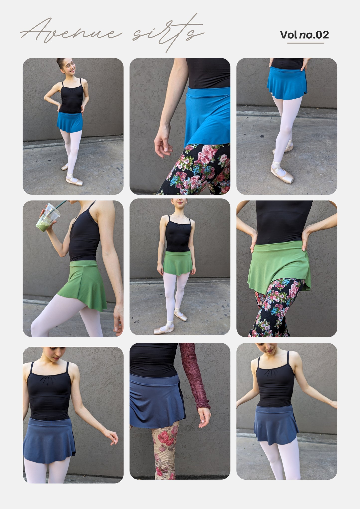 Avenue Skirt in Matcha