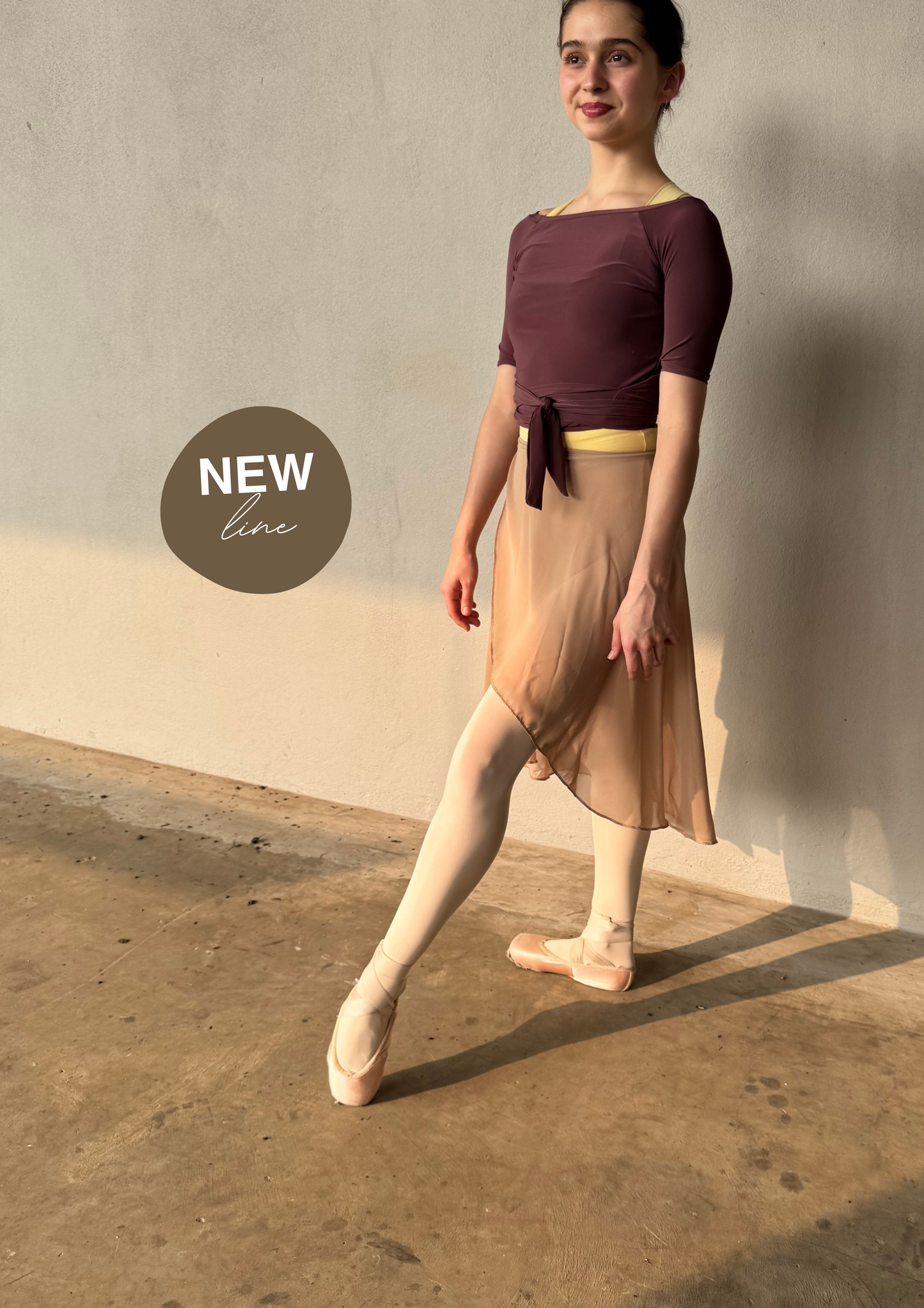 Cappuccino Chiffon Skirt | THE HERITAGE COLLECTION