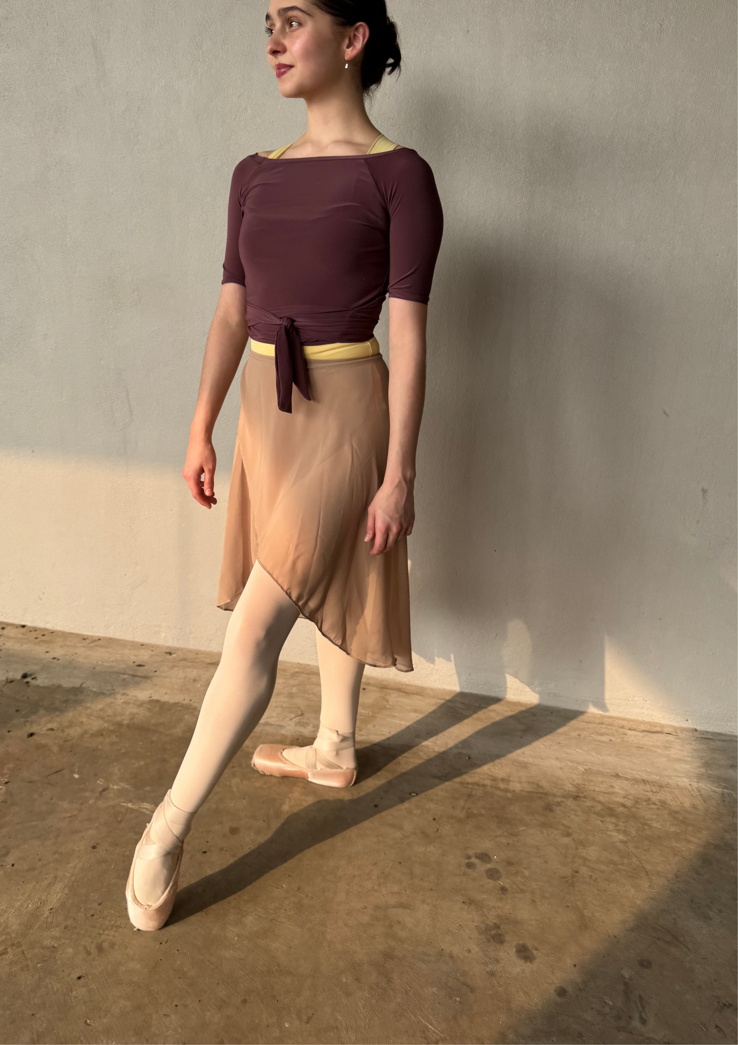 Cappuccino Chiffon Skirt | THE HERITAGE COLLECTION