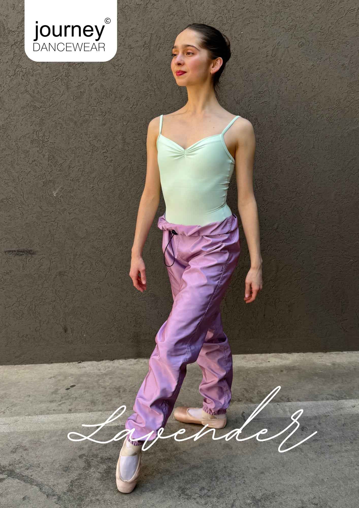 Lavender Trash-bag Pants