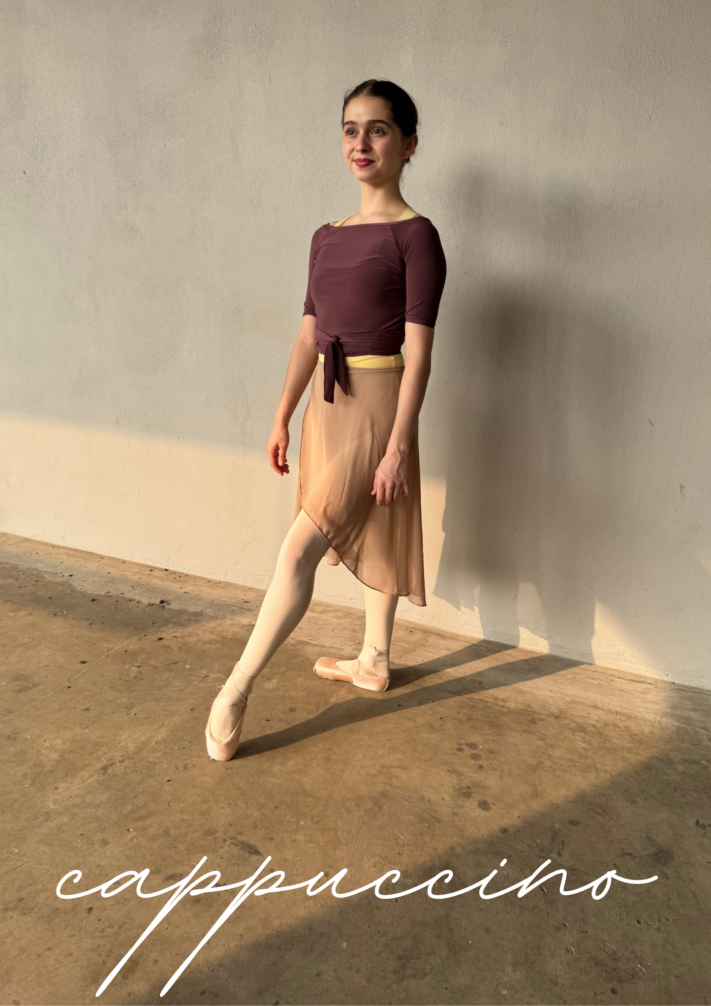 Cappuccino Chiffon Skirt | THE HERITAGE COLLECTION