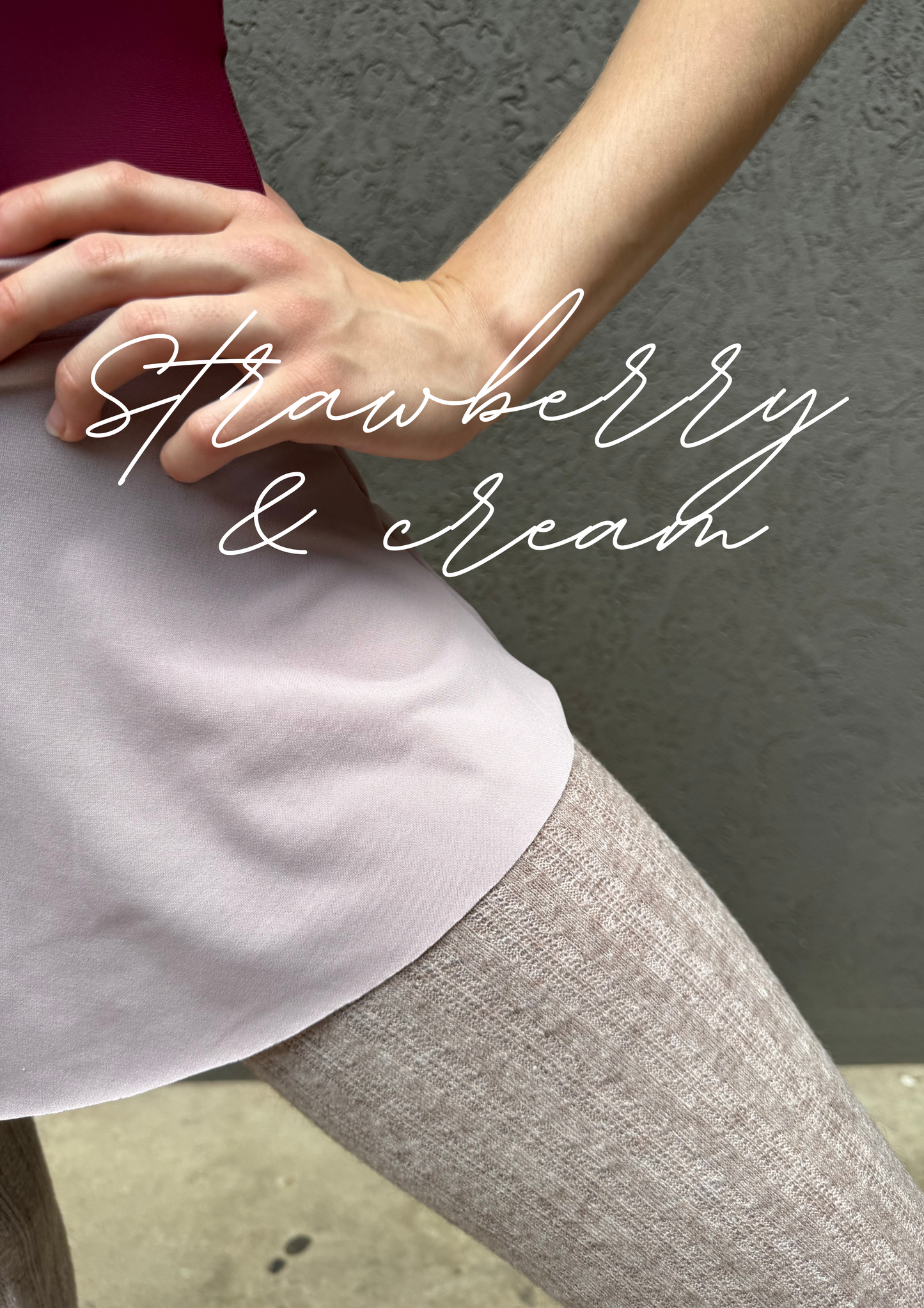 Avenue Skirt in Strawberry & Cream | HERITAGE COLLECTION
