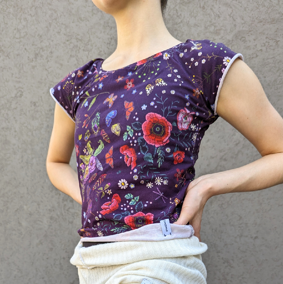 FLORA BARRE SHIRT in Plum