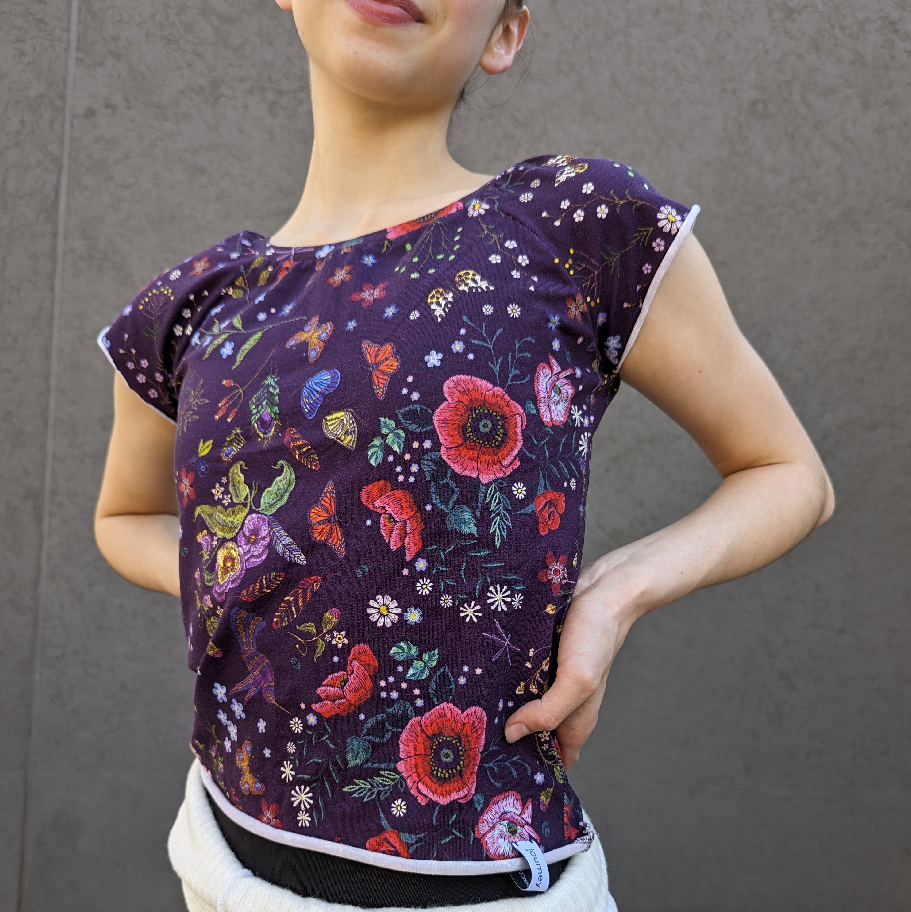 FLORA BARRE SHIRT in Plum