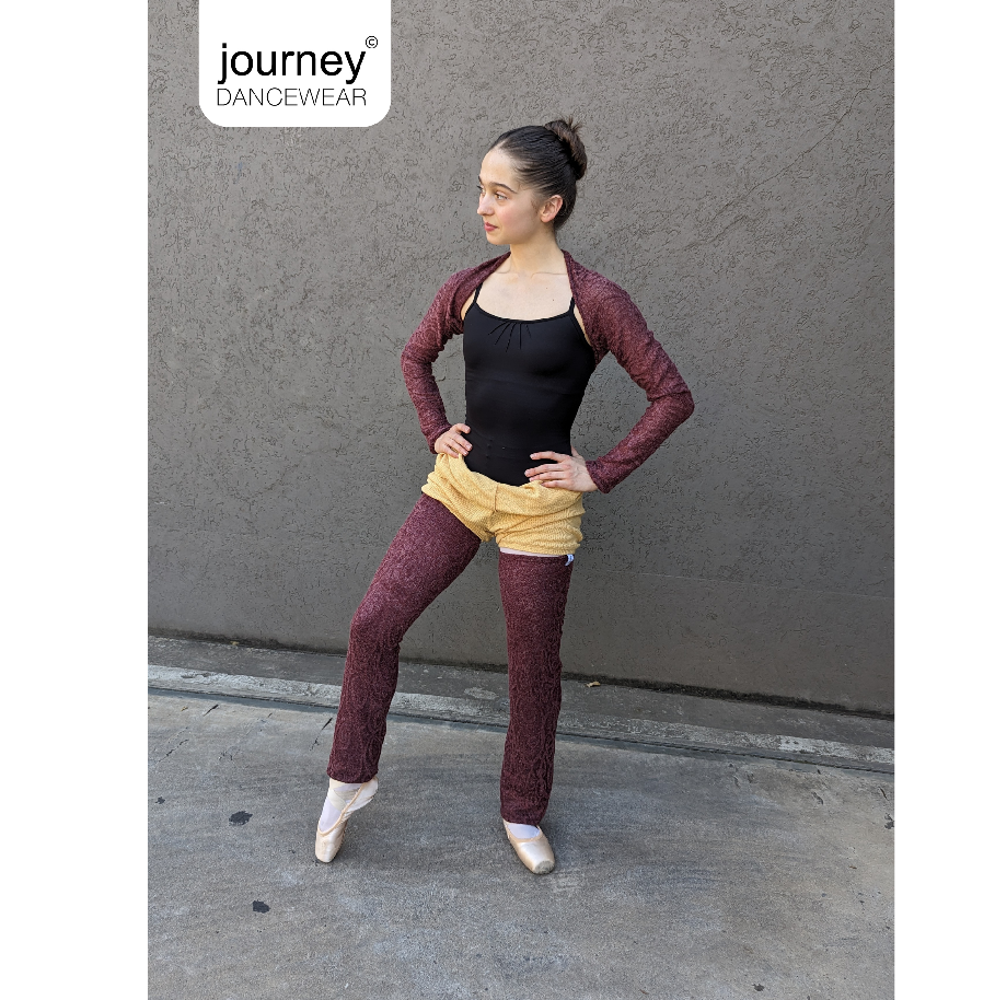 Opera Shrug in Strech Plum lace