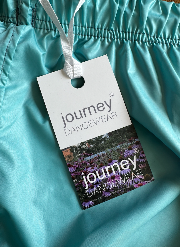 Trash-bag Shorts in Turquoise