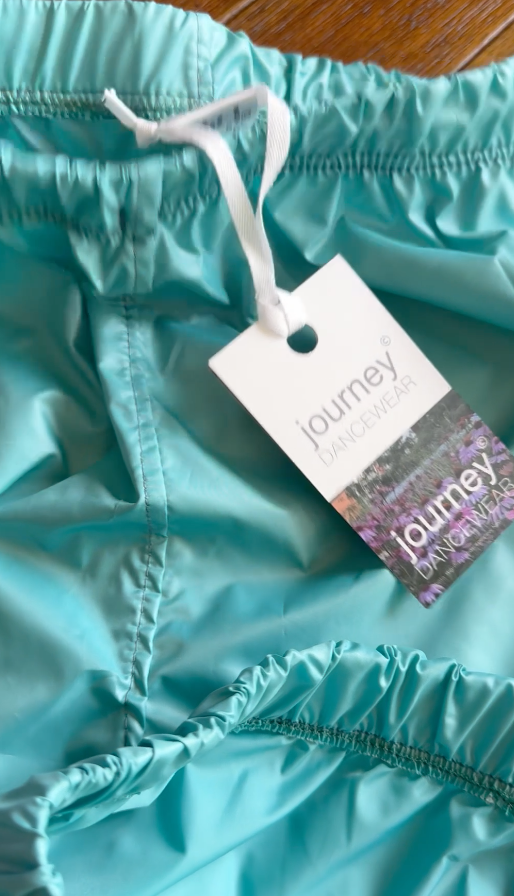 Trash-bag Shorts in Turquoise