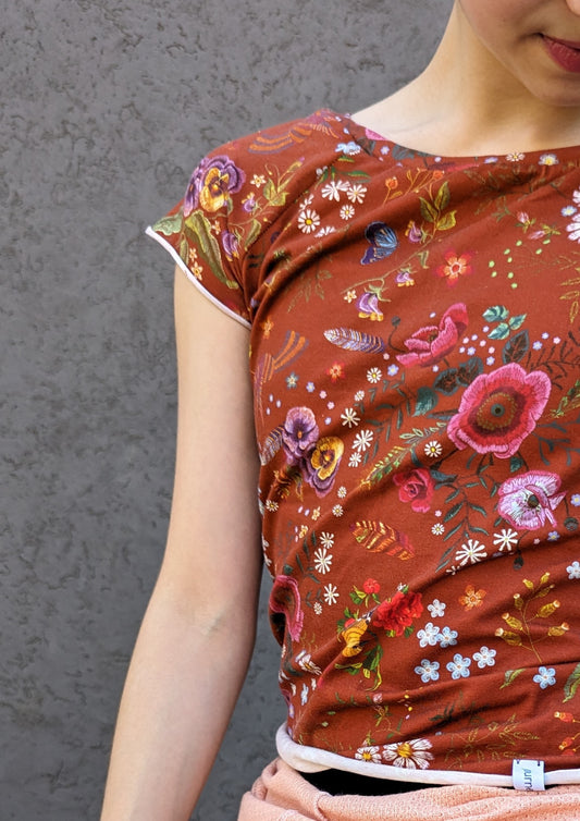 FLORA BARRE SHIRT in Cinnamon