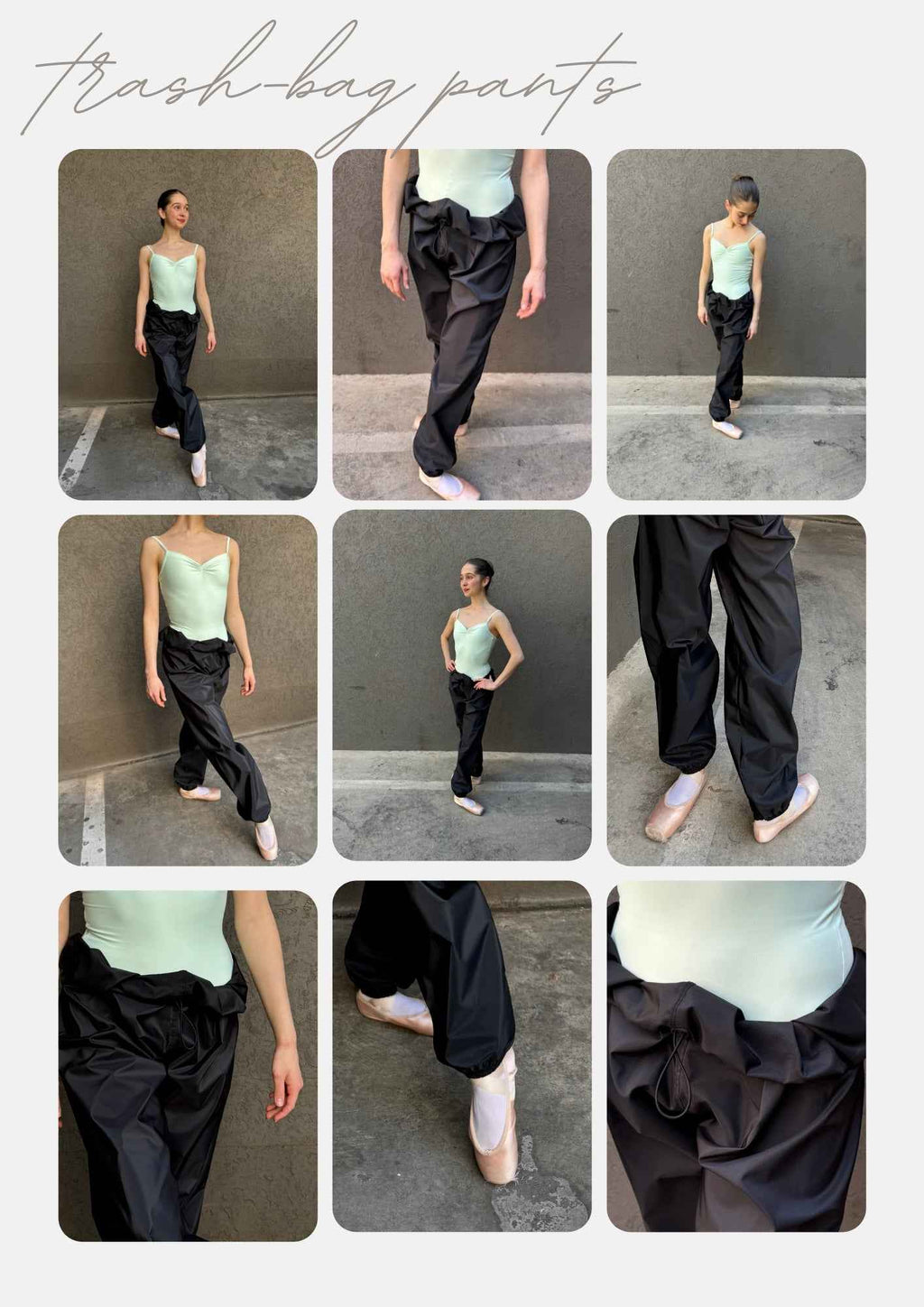Side-walk Trash-bag Pants