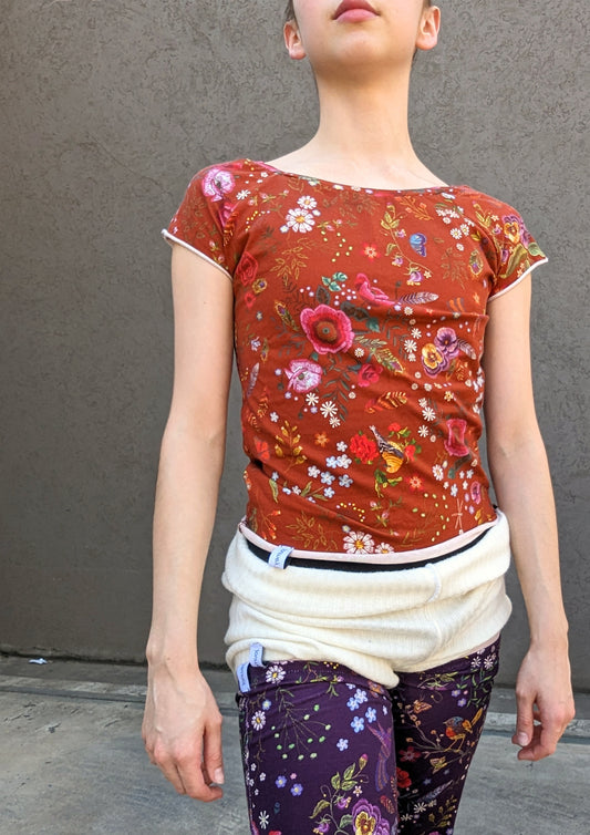 FLORA BARRE SHIRT in Cinnamon