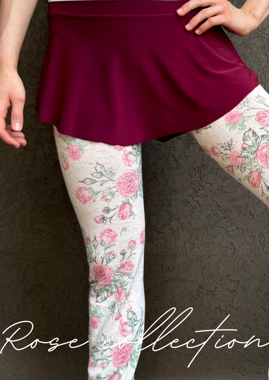 Avenue Skirt in Rose Wine