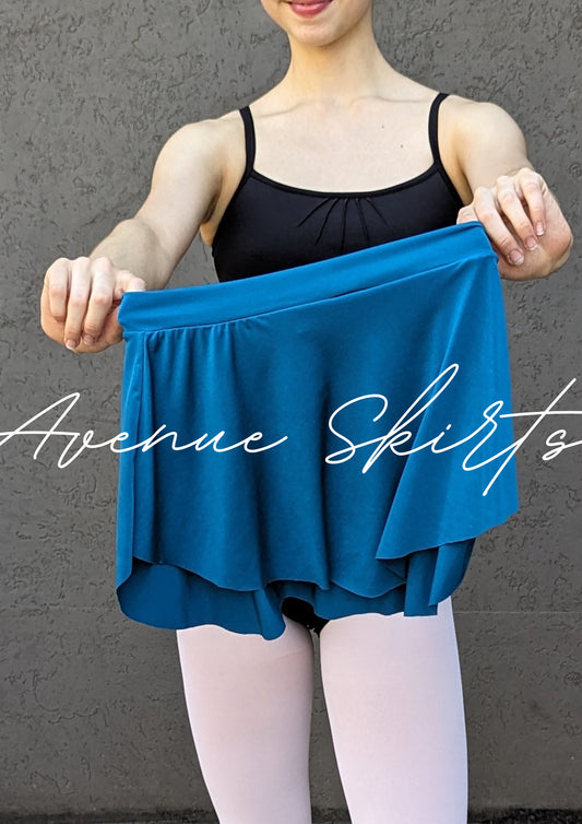 Avenue Skirt in Teal