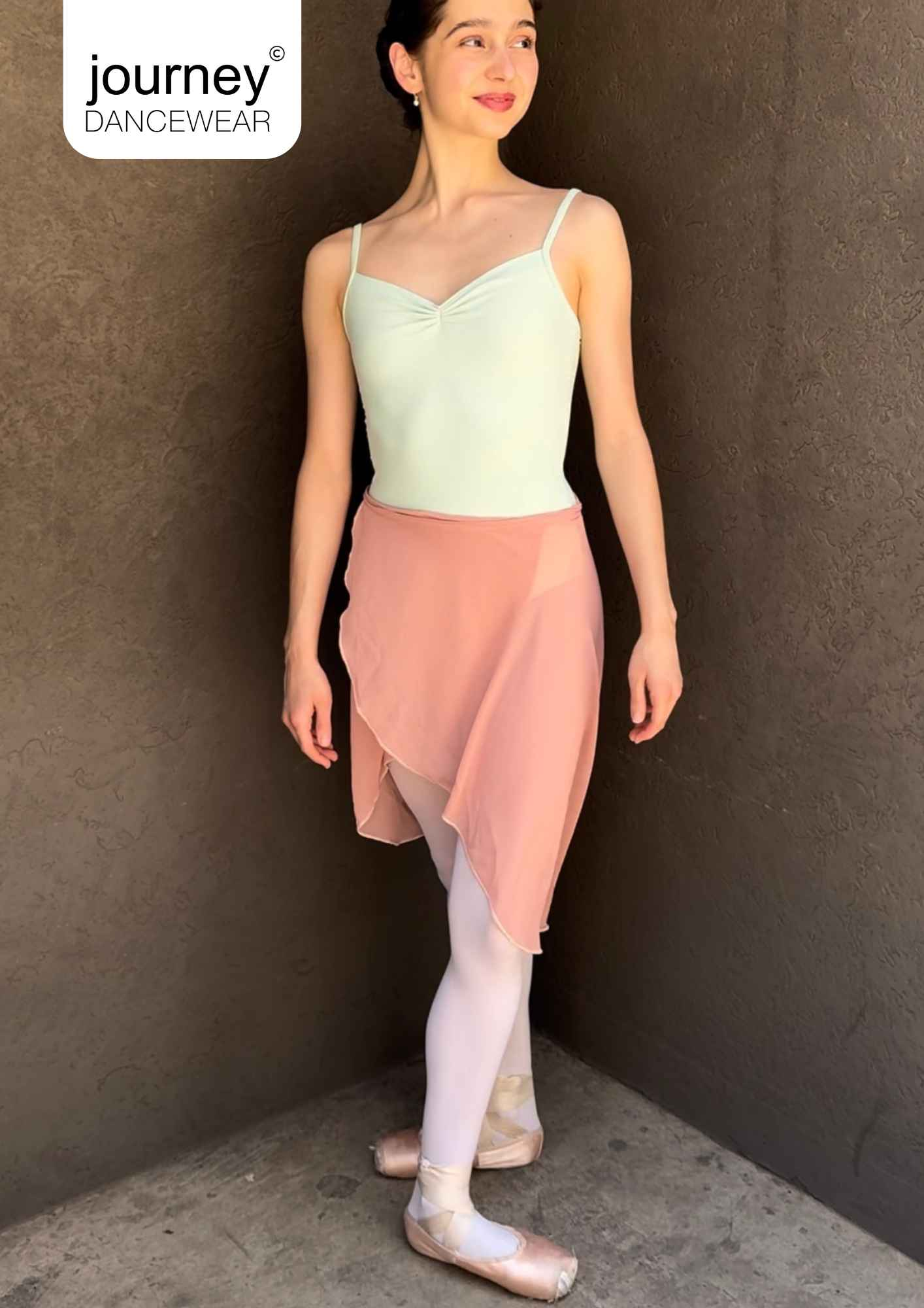 Manhattan Wrap Skirt in Petal