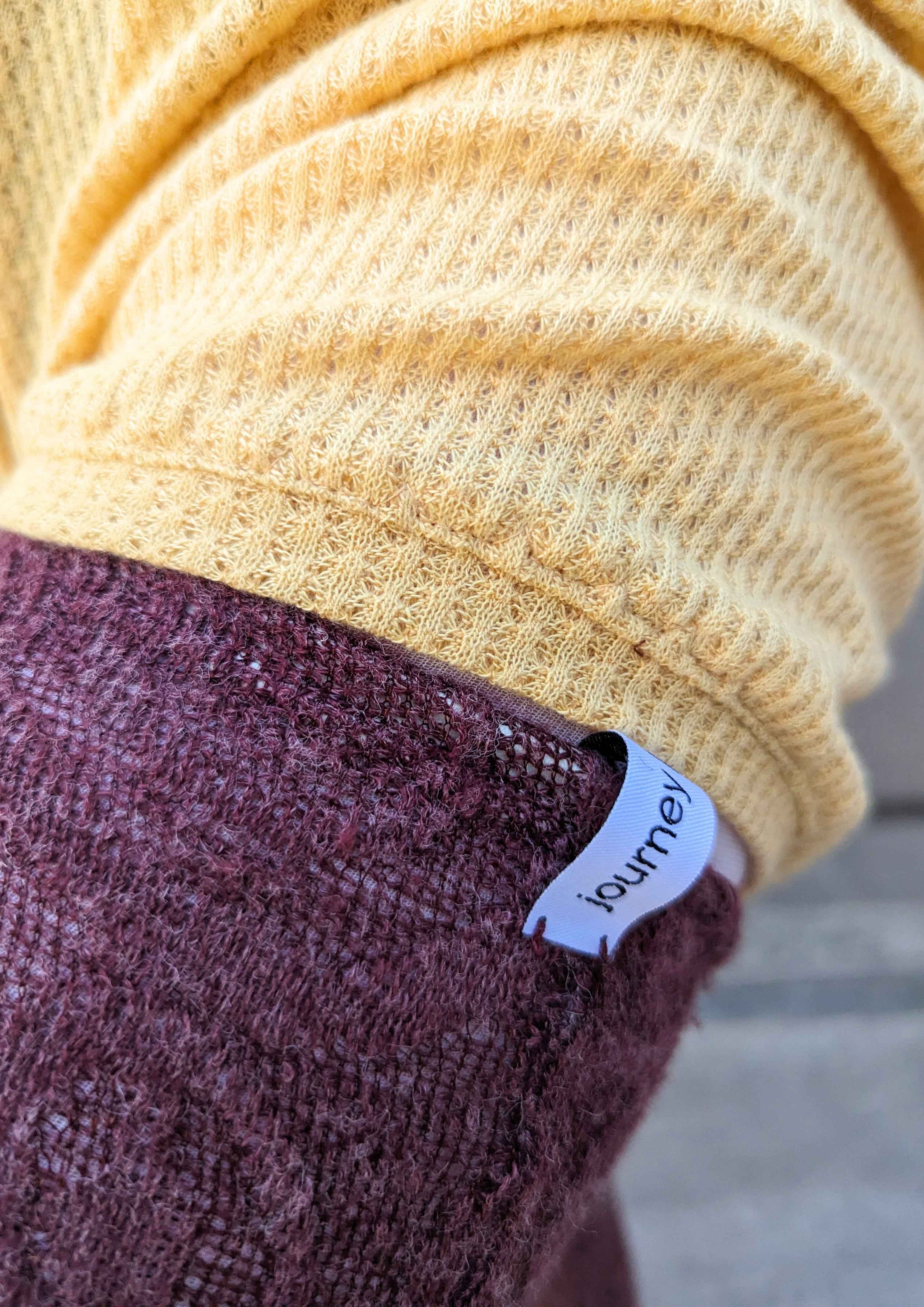 Highline Leg warmers in stretch lace Plum
