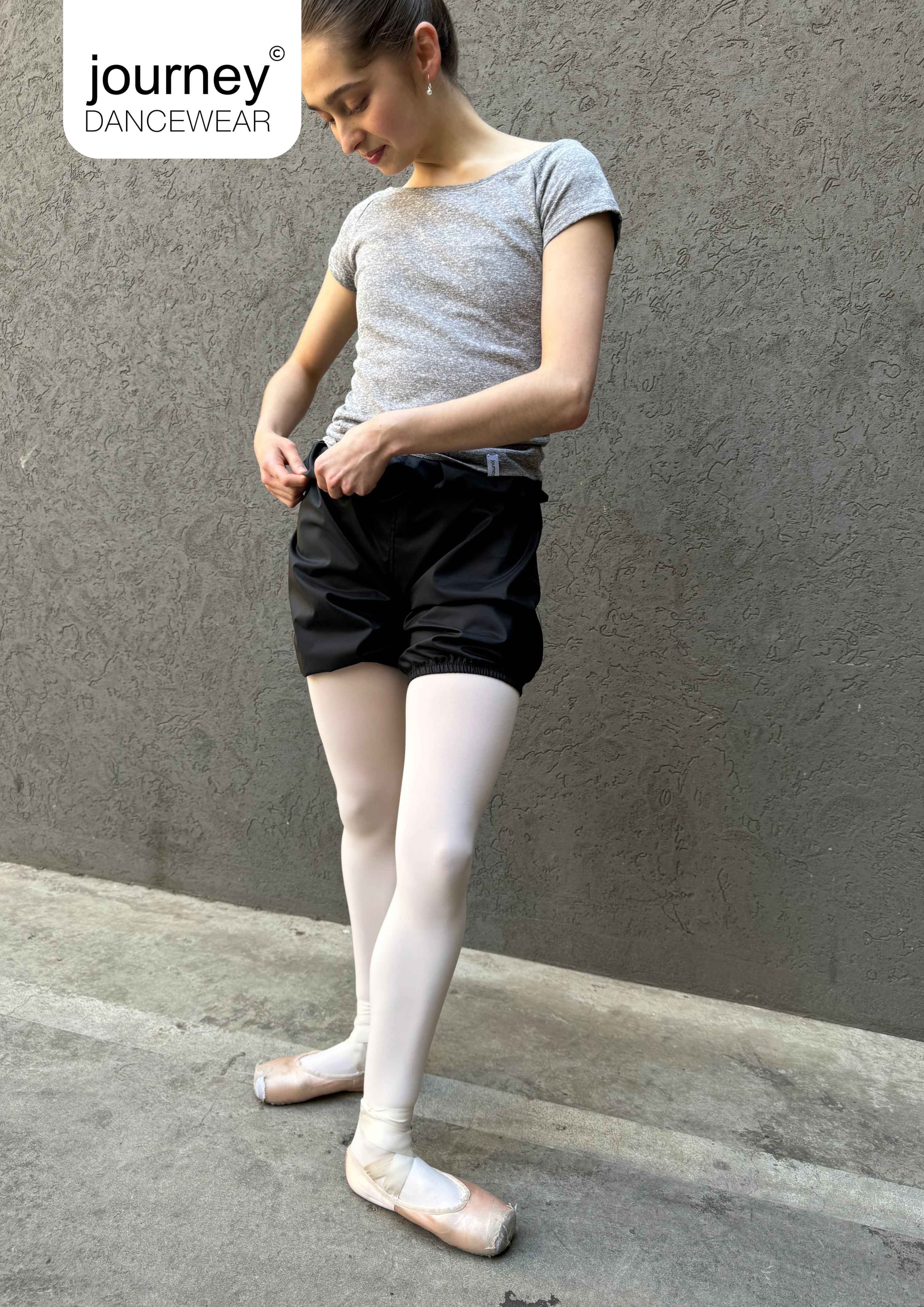 Trash-bag Shorts in Black
