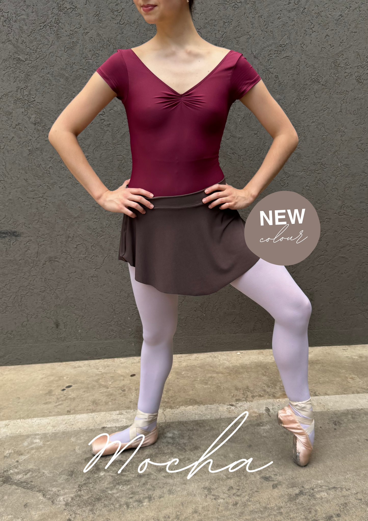 Avenue Ballet Skirt in Mocha | HERITAGE COLLECTION