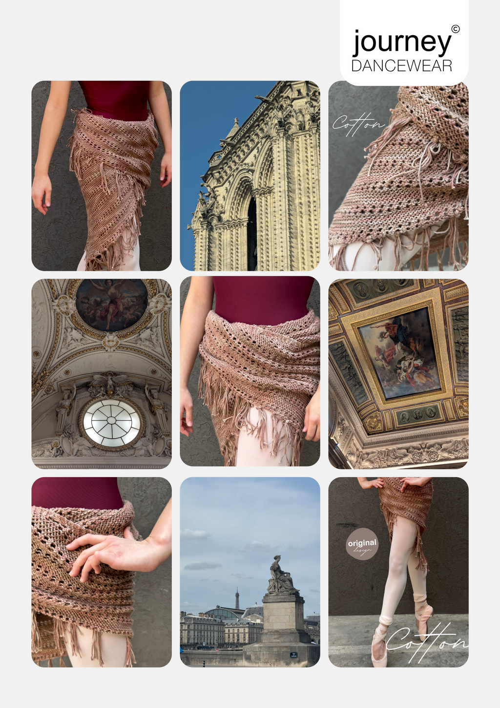 Notre Cotton Dance Shawl