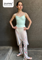 Stretch Manhattan Skirt in Rose water