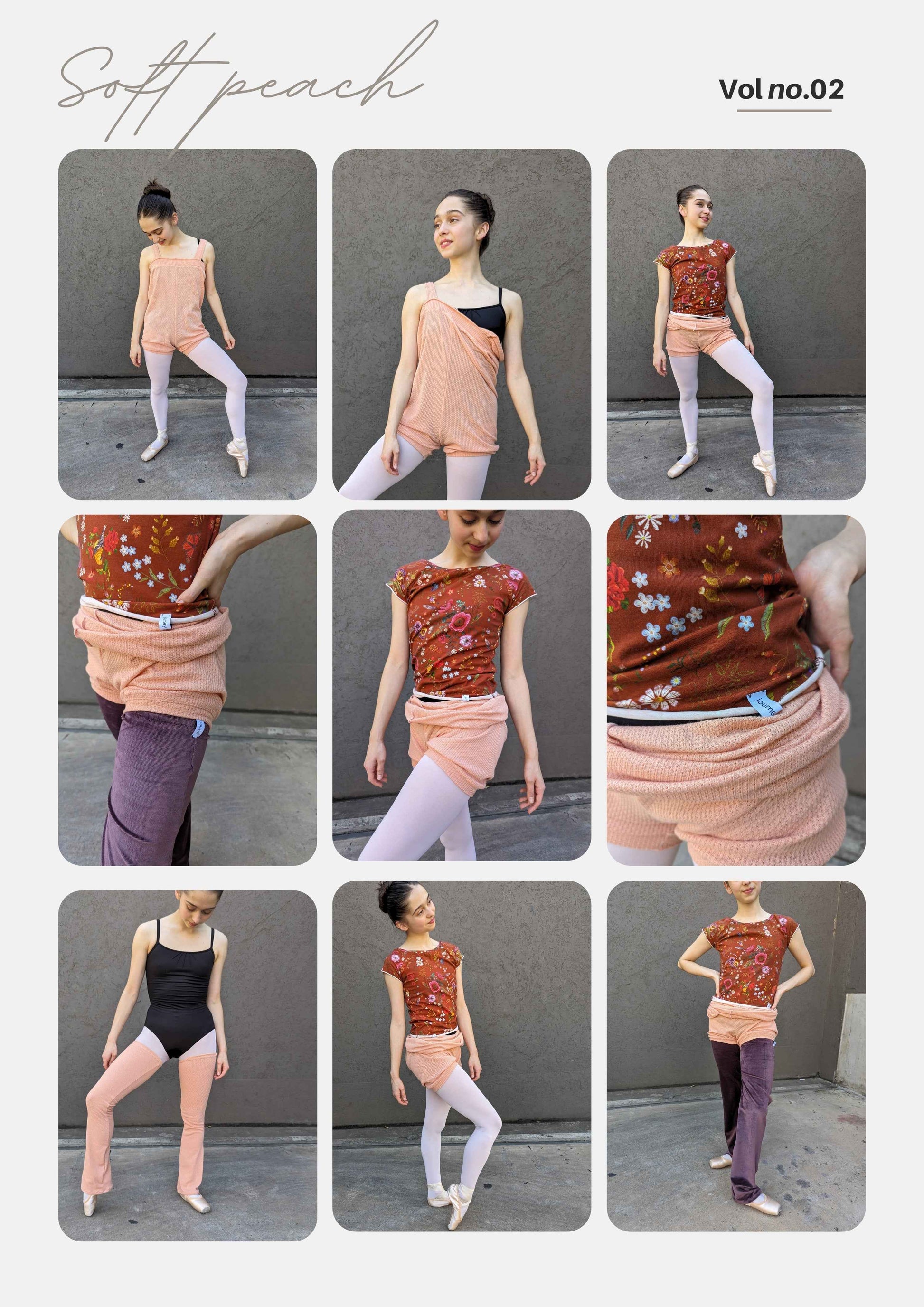 Subway Onesie in Soft Peach