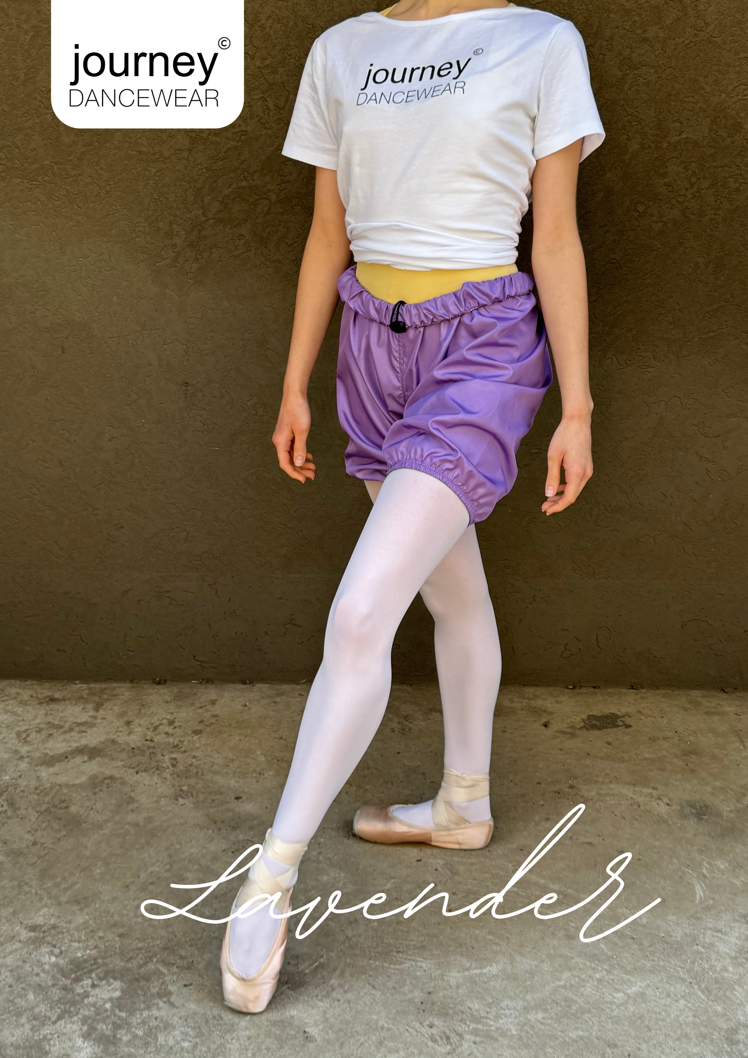 Trash-bag Shorts in Lavender