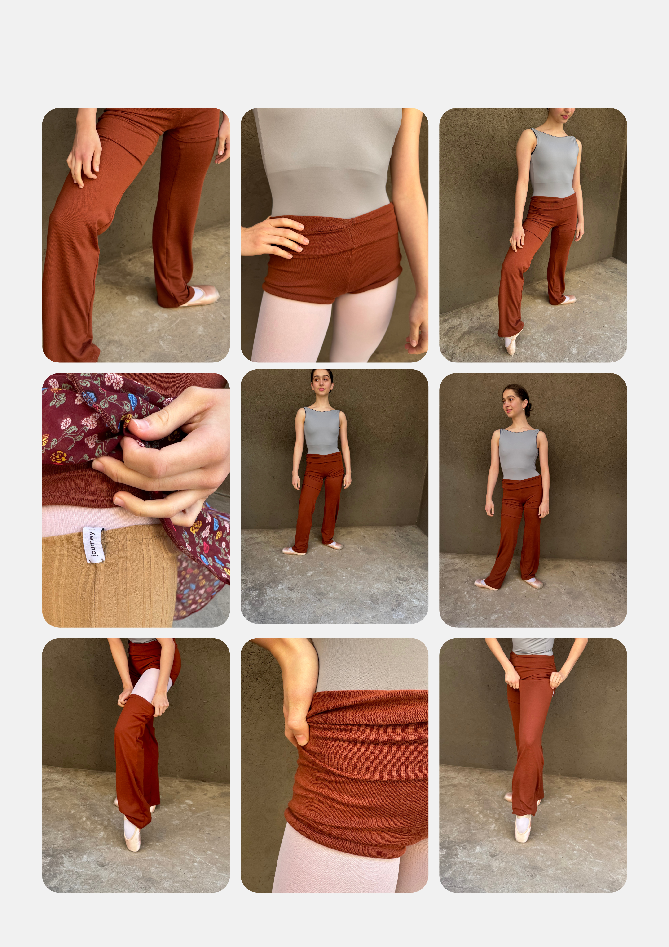 Highline leg warmers in Rust