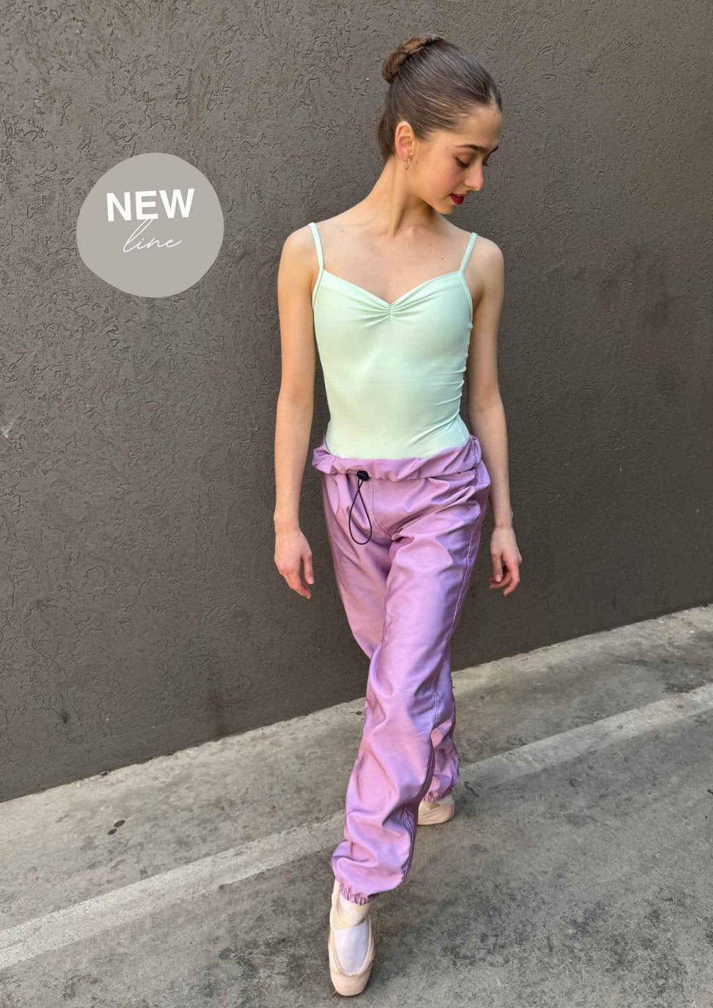 Lavender Trash-bag Pants