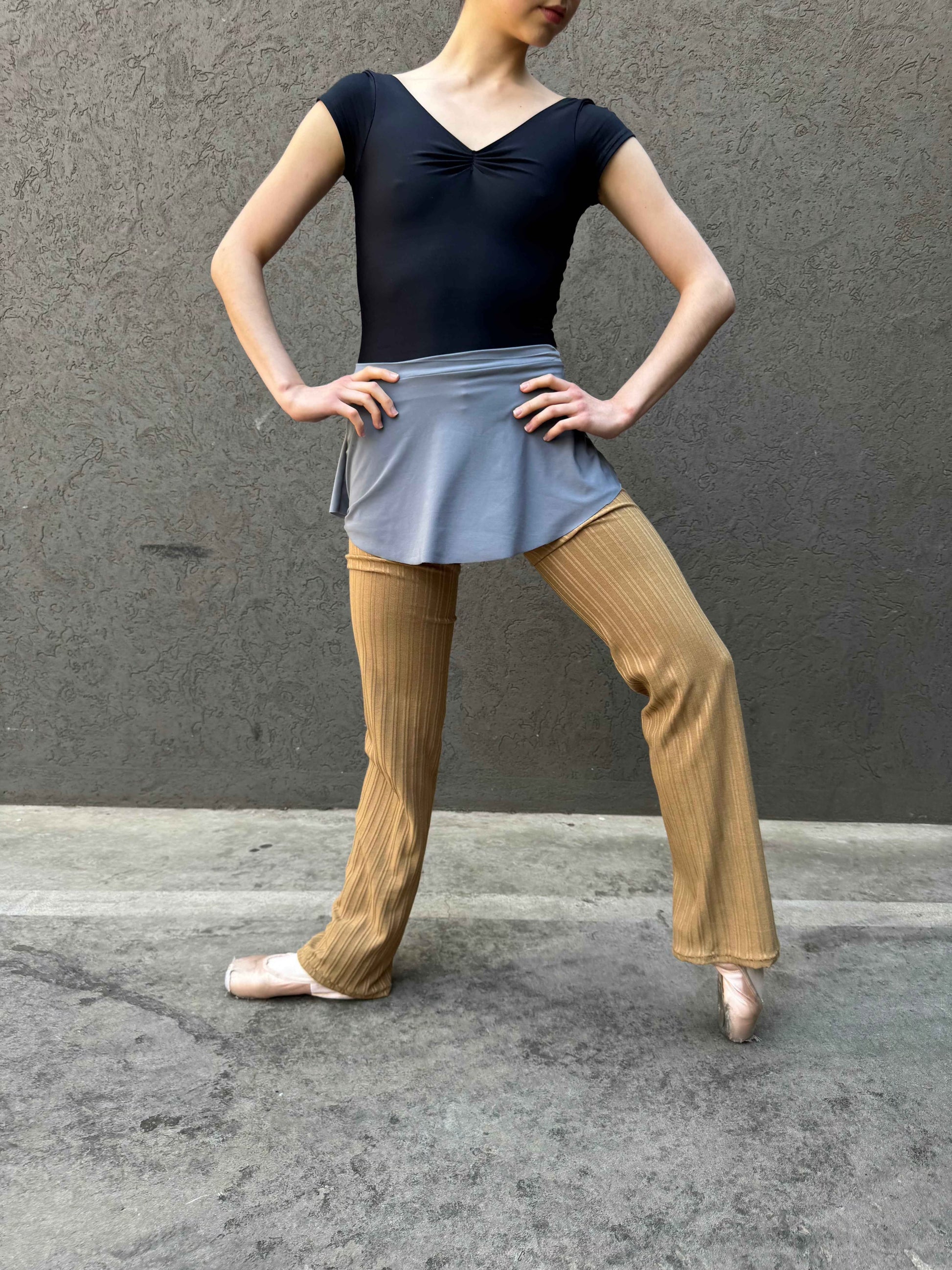 Highline Leg warmers in Ribbed Bronze