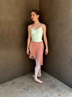 Manhattan Wrap Skirt in Petal