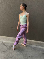 Lavender Trash-bag Pants