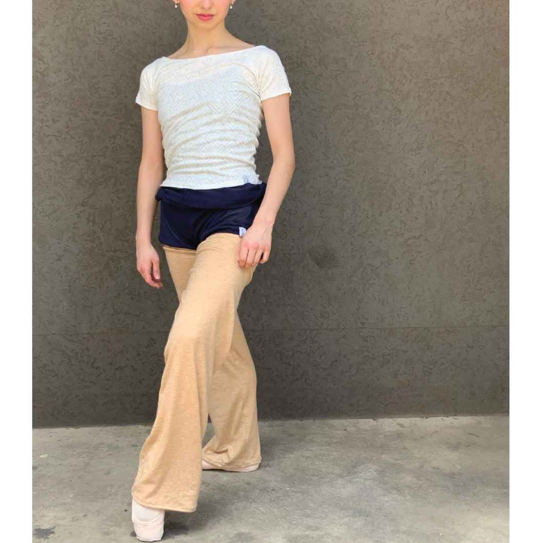 Barre Shirt in Pearl Essence