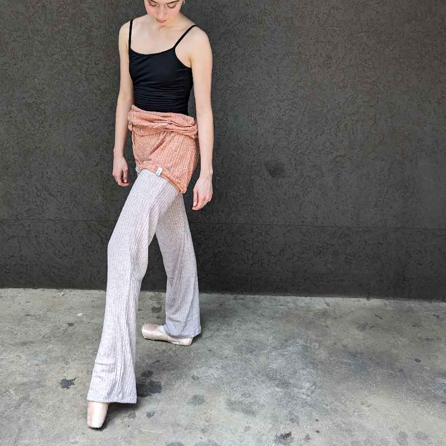 Ribbed Peach Subway Onesie