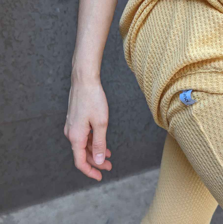 Yellow Highline Leg warmers