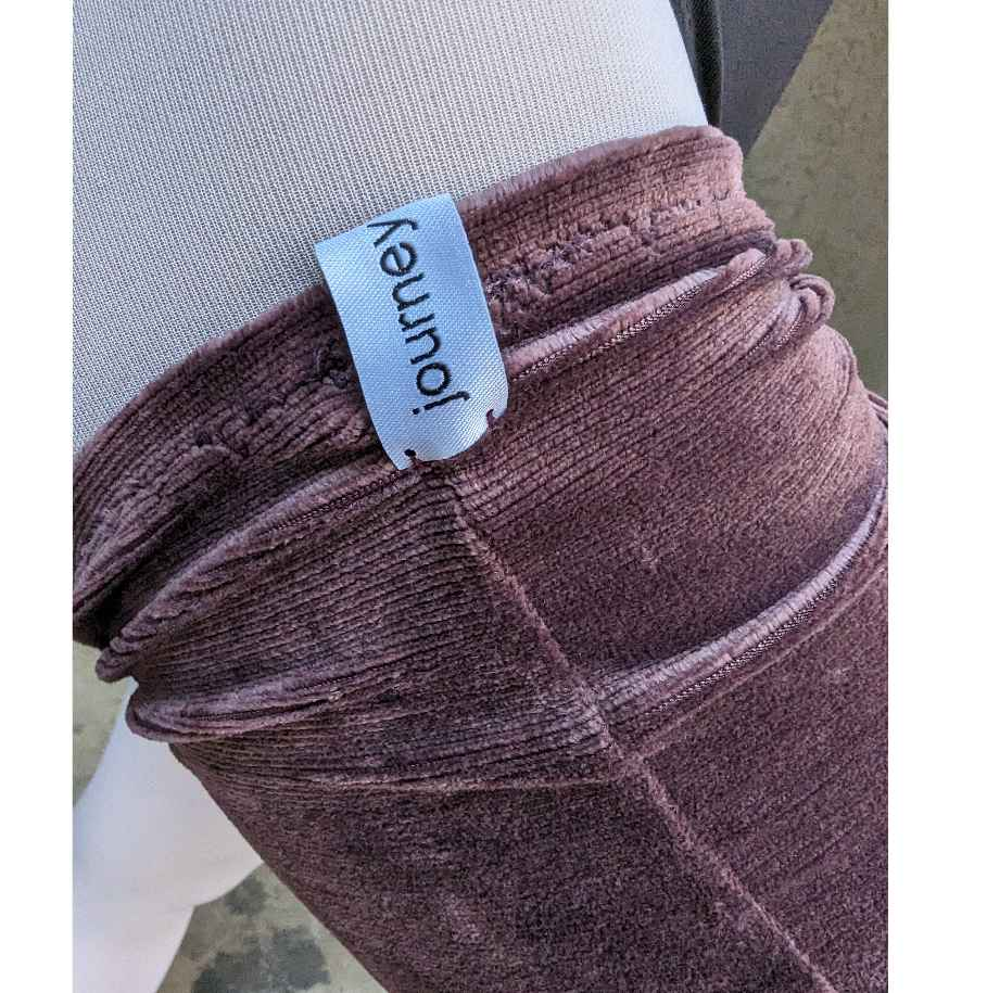 Plum Velour Highline Leg warmers
