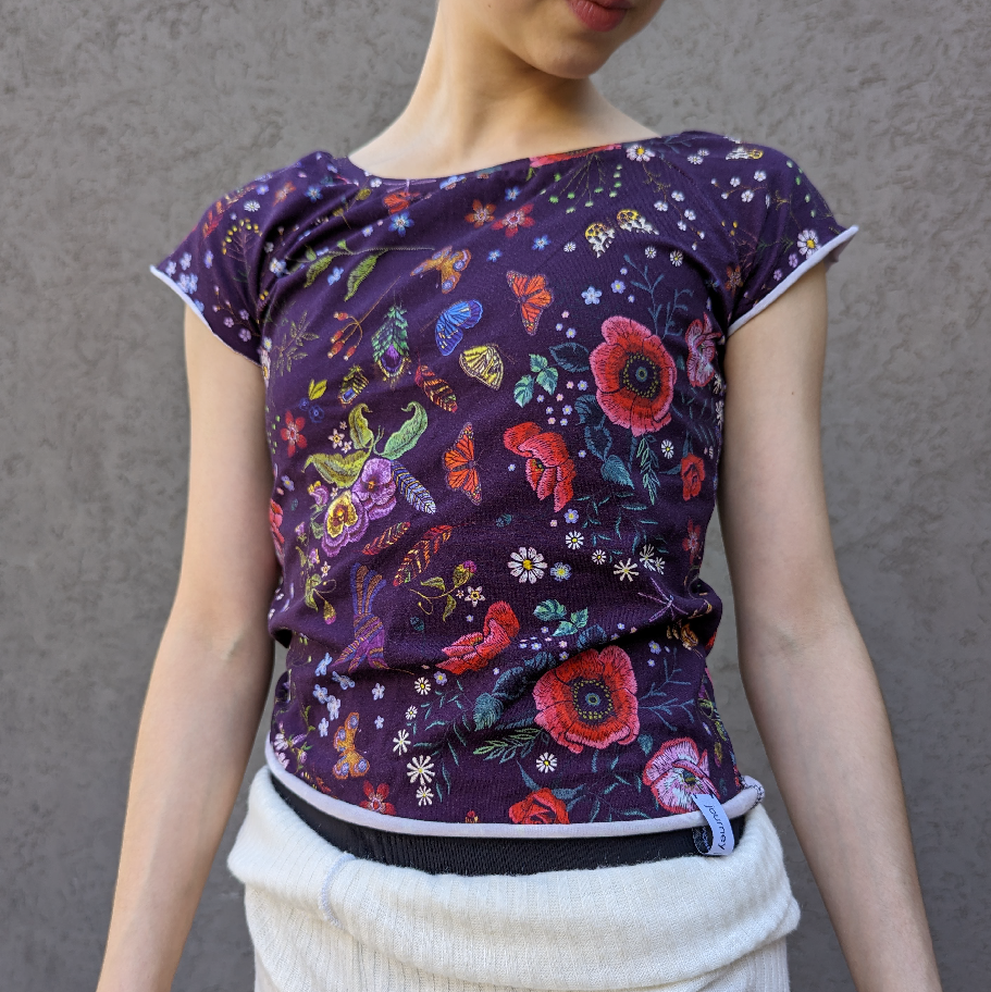 FLORA BARRE SHIRT in Plum