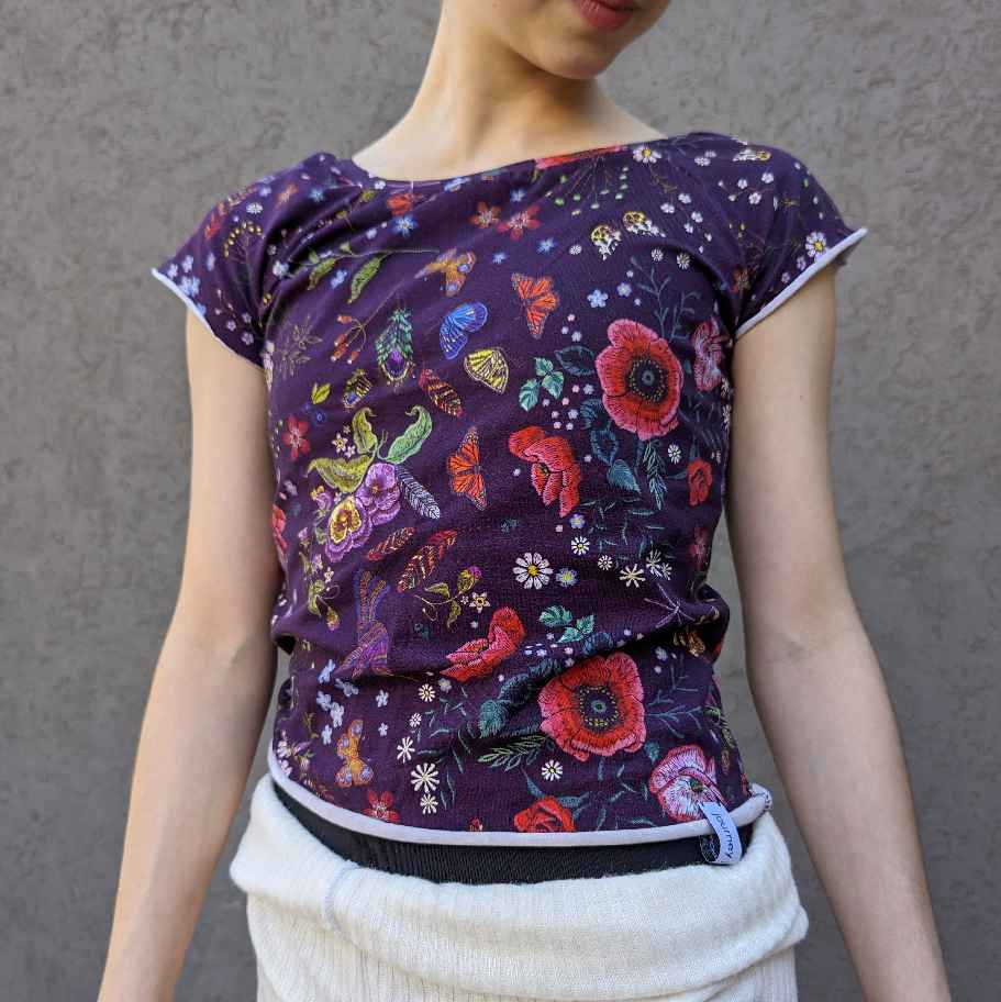 FLORA BARRE SHIRT in Plum