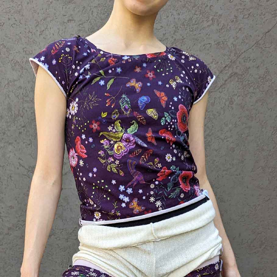 FLORA BARRE SHIRT in Plum