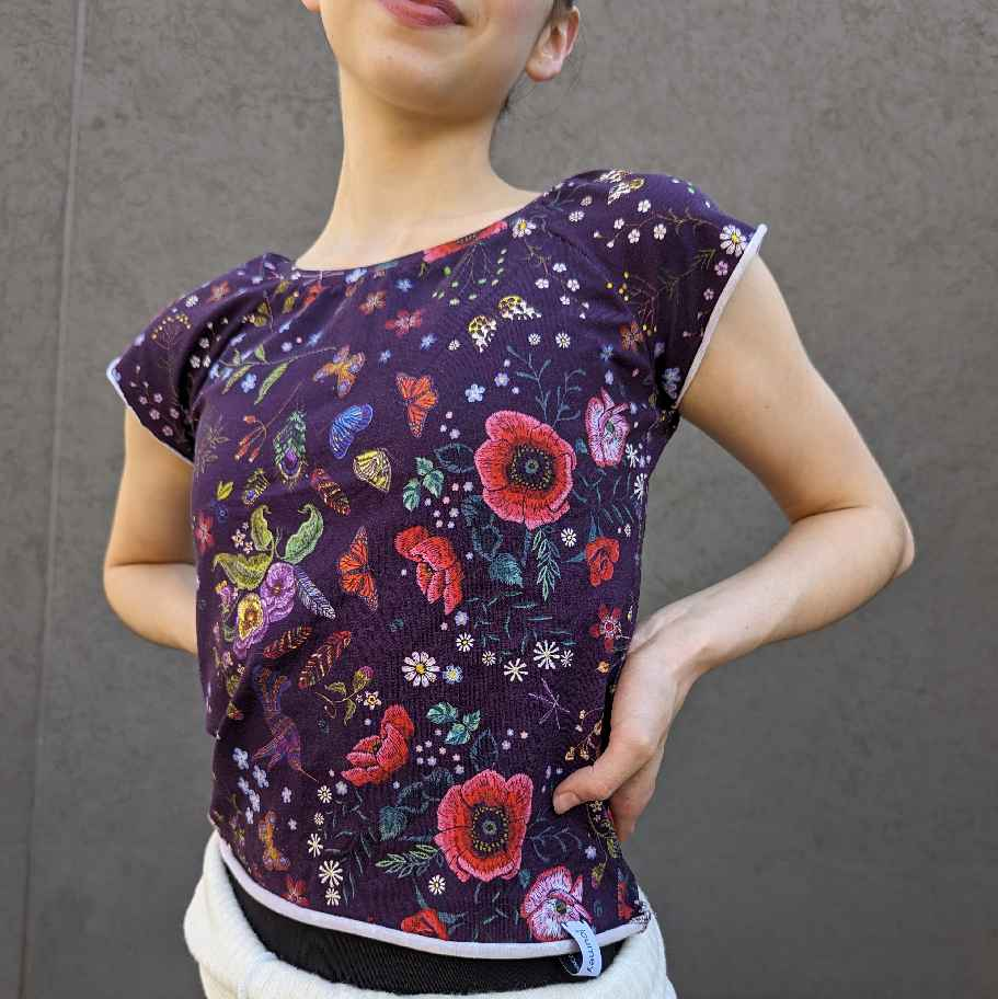 FLORA BARRE SHIRT in Plum