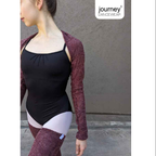 Opera Shrug in Strech Plum lace