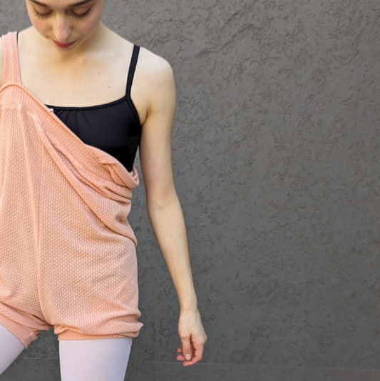Subway Onesie in Soft Peach