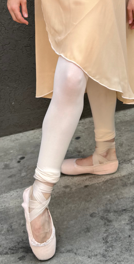 OPAQUE MIKADO PINK convertible Ballet Tights