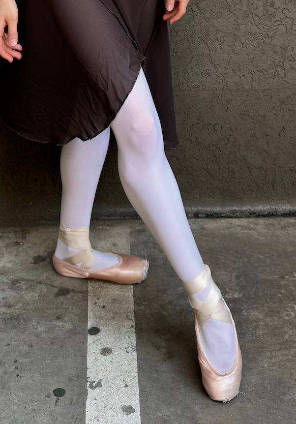 OPAQUE MIKADO PINK convertible Ballet Tights