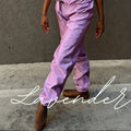 Trash-bag Pants in Lavender