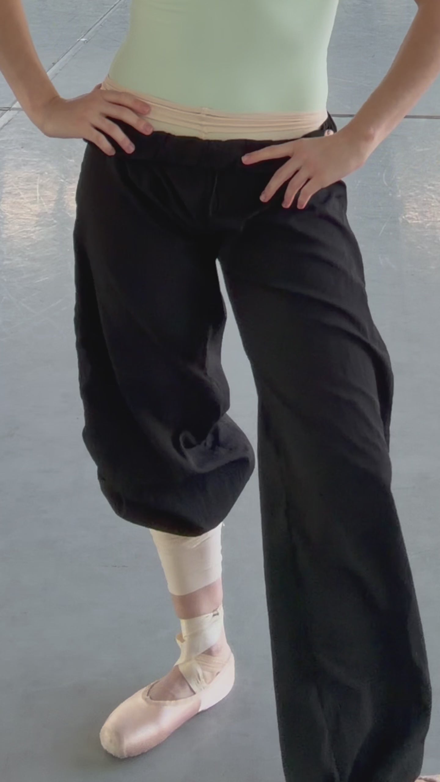 NEW Side-walk Trash-bag Pants in BLACK