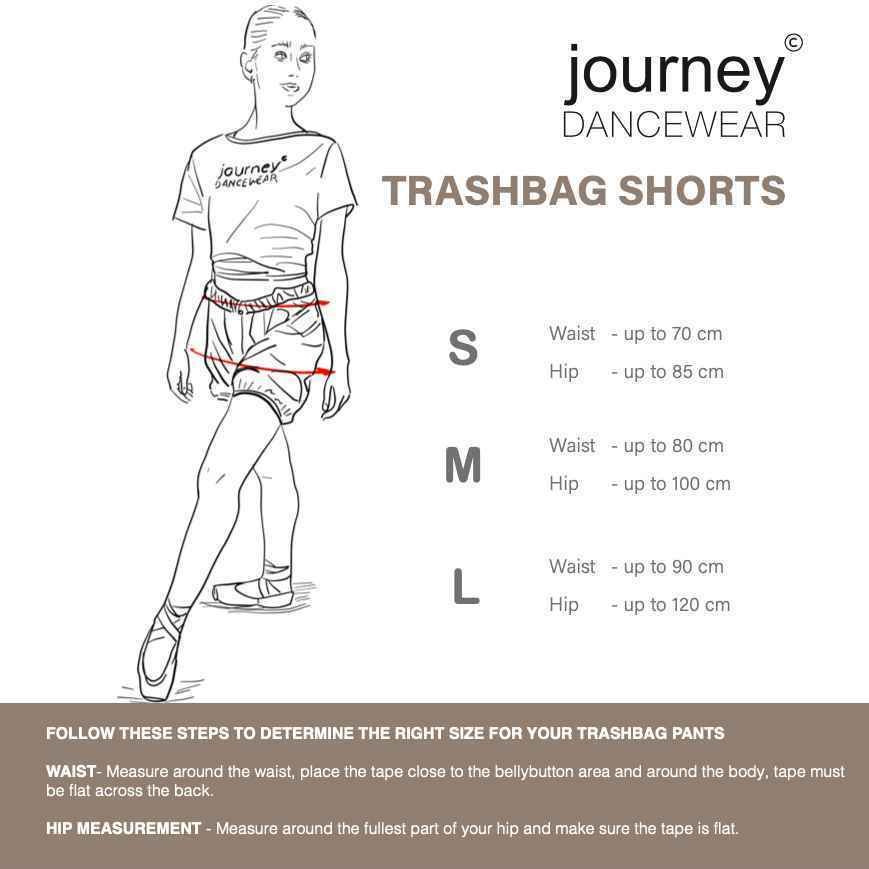 Trash-bag Shorts in Turquoise